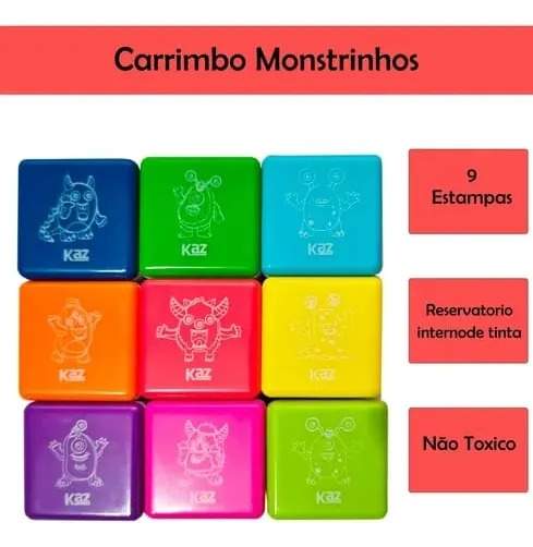 CARIMBO MONSTRINHOS 9P�S